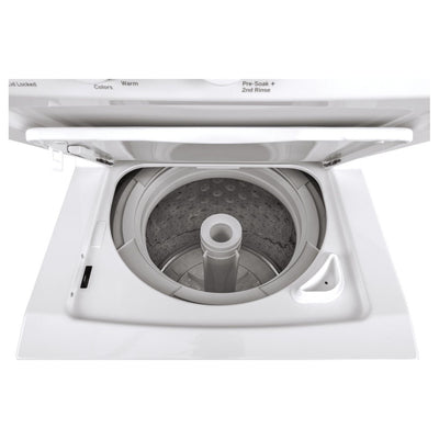 GE Unitized Spacemaker® 2.3 cu. ft. Capacity Washer with Stainless Steel Basket and 4.4 cu. ft. Capacity Electric Dryer
