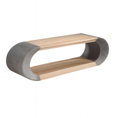 Modern Wood & Concrete Look TV Stand – Minimalist Design