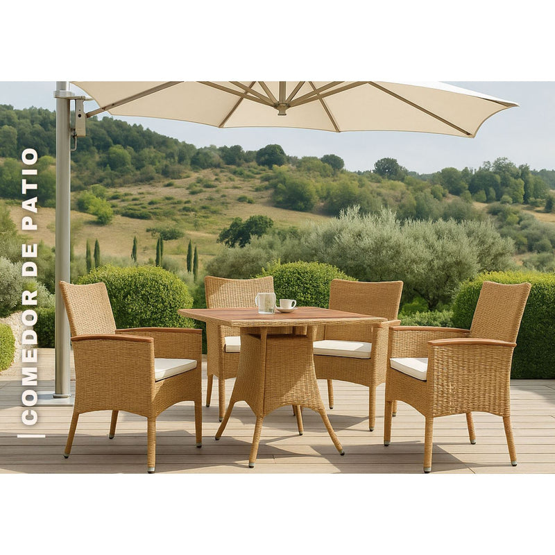 Comedor de Patio – 5-Piece Outdoor Dining Set