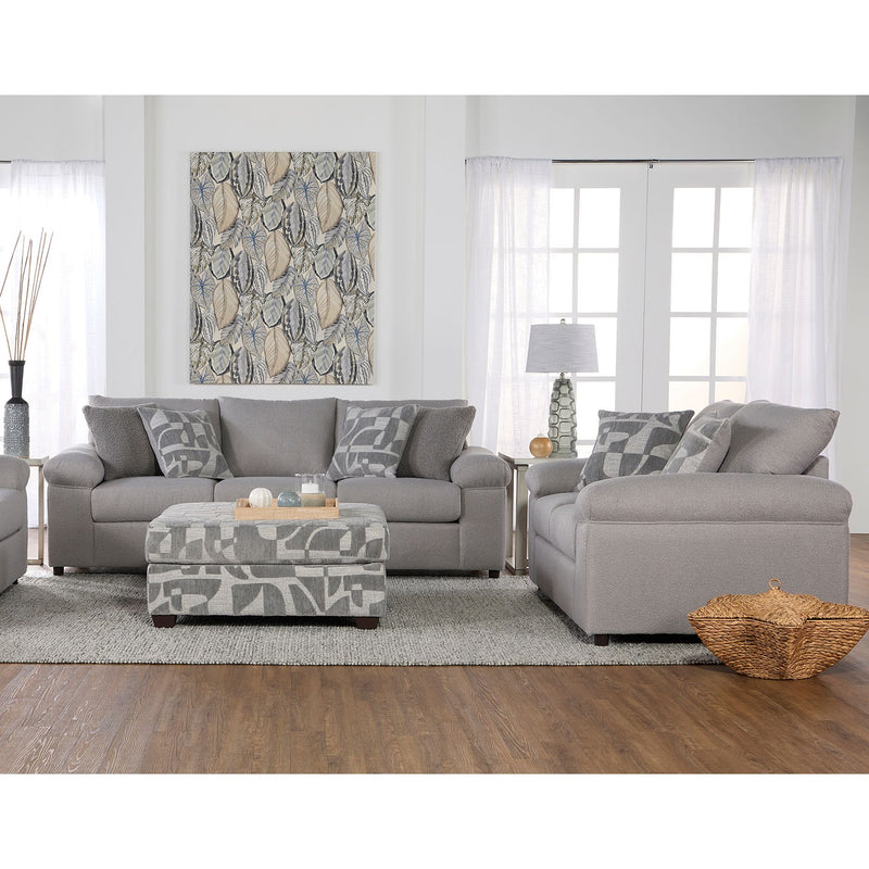 Contemporary Grey Sofa & Loveseat Set