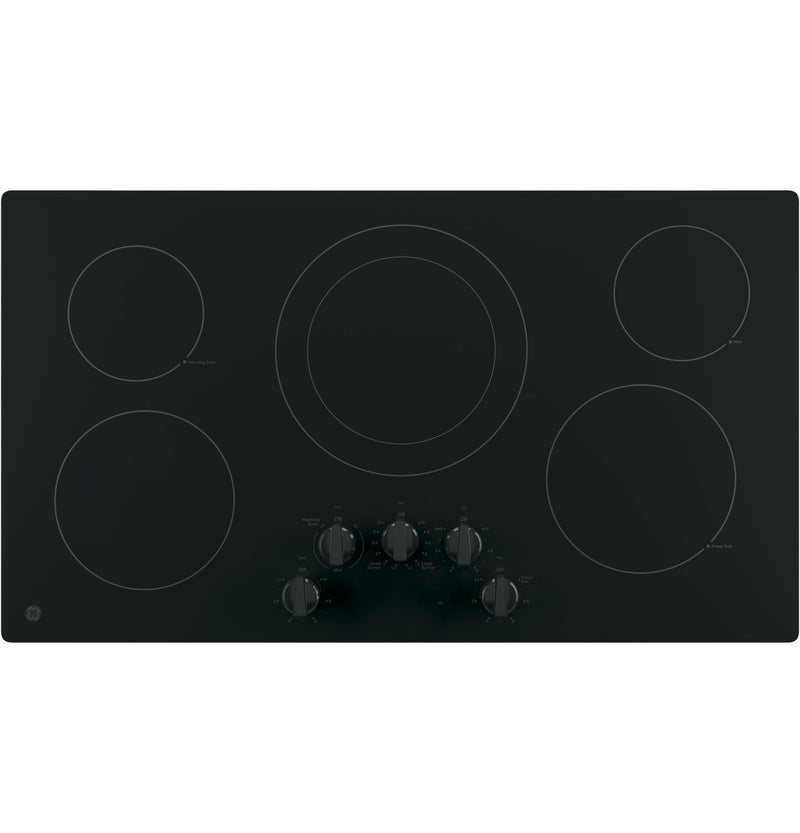 GE® 36" Built-In Knob Control Electric Cooktop