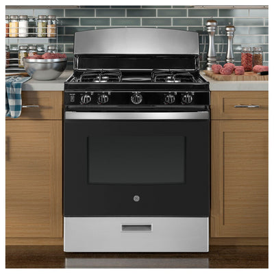 GE® 30" Free-Standing Gas Range