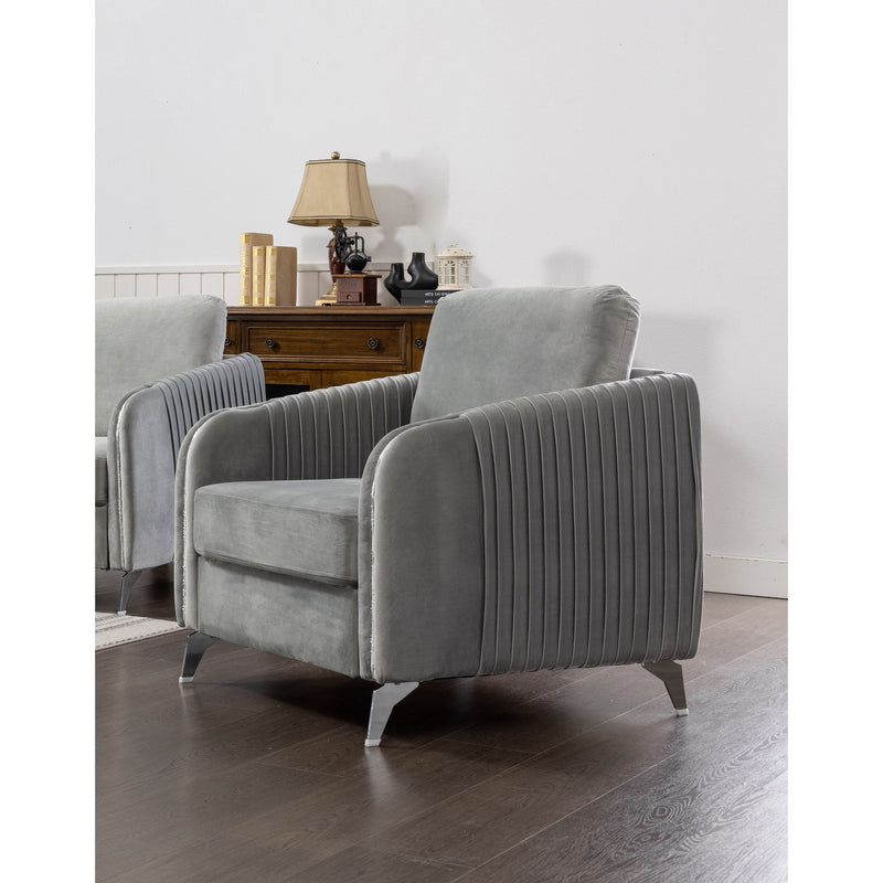 Velvet Fabric Chair Living Room