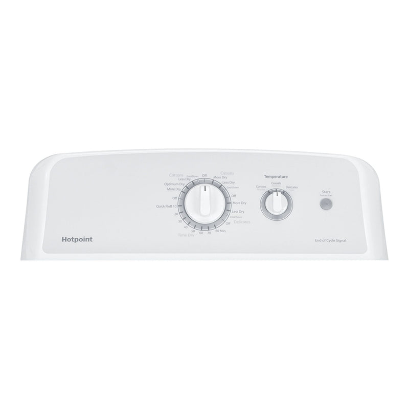 Hotpoint® 6.2 cu. ft. Capacity aluminized alloy Electric Dryer