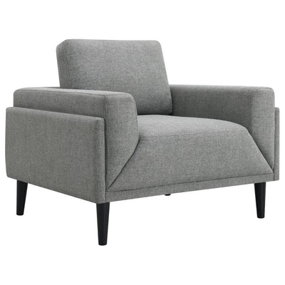 Rilynn Upholstered Track Arms Chair Gray