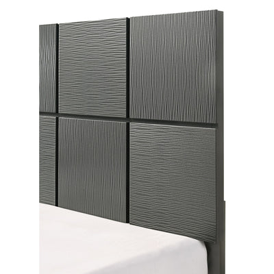 Denker Bedroom Collection Set - Gun Metal