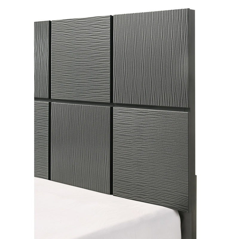 Denker Bedroom Collection Set - Gun Metal
