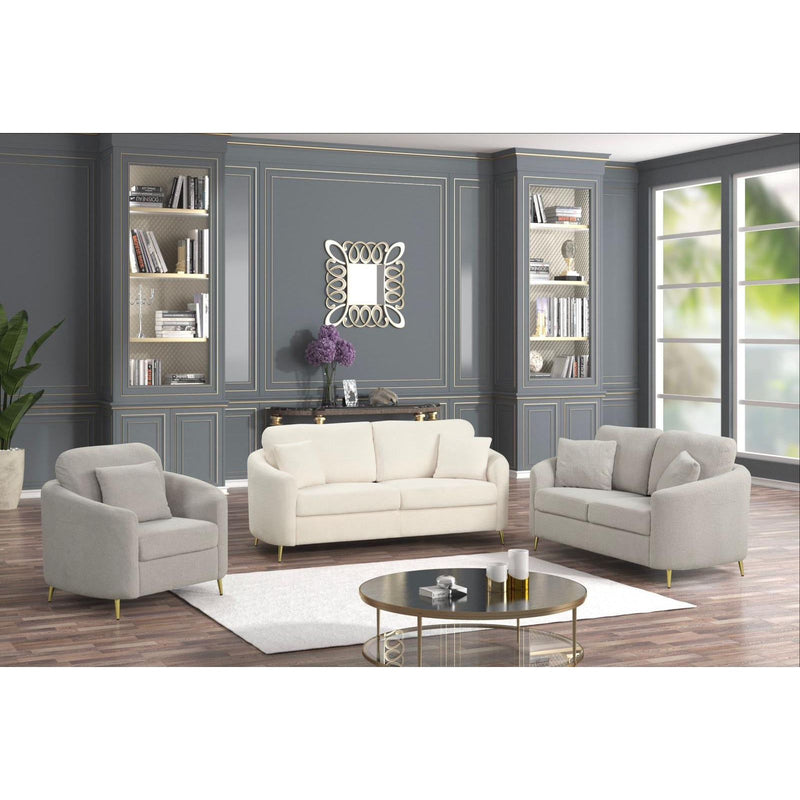 Living- Albany Collection Sofa & Loveseat Grey