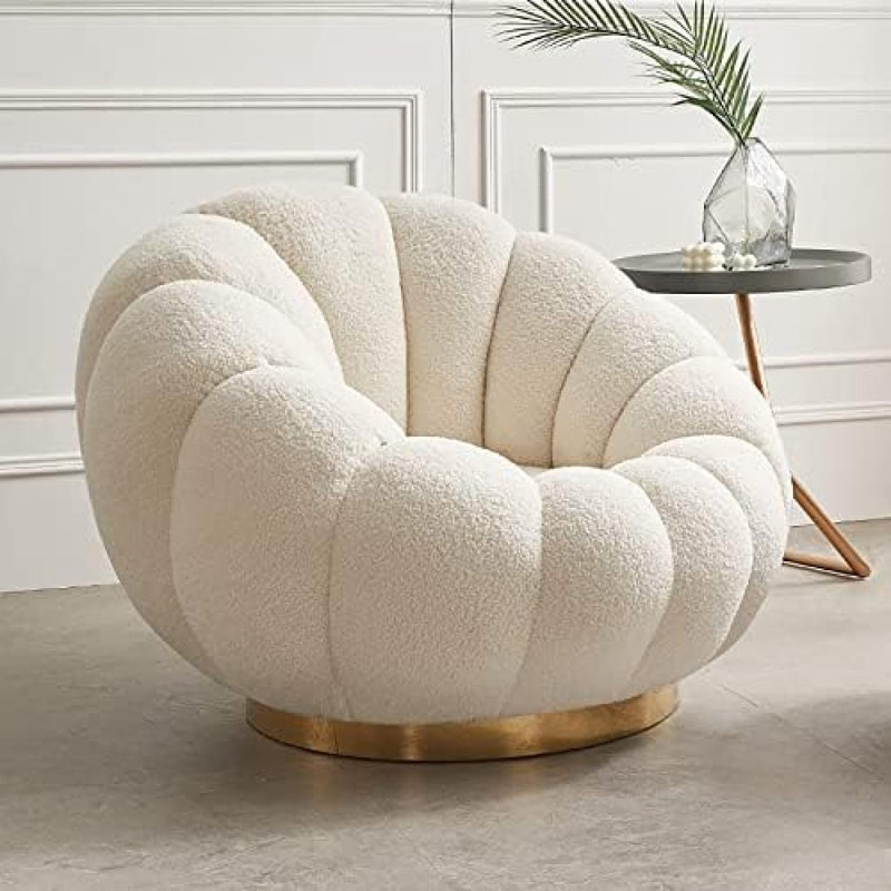 Swivel Accent Chair,Swivel Barrel Chair, Sofa Lounge Club Round Chair