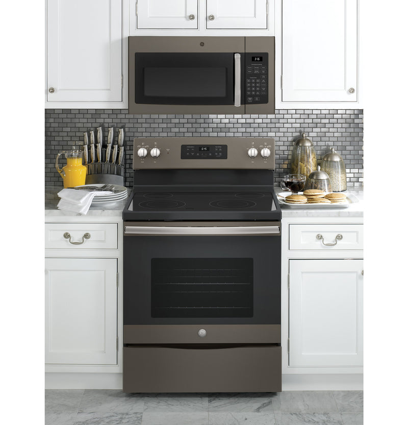 GE® 1.6 Cu. Ft. Over-the-Range Microwave Oven Slate