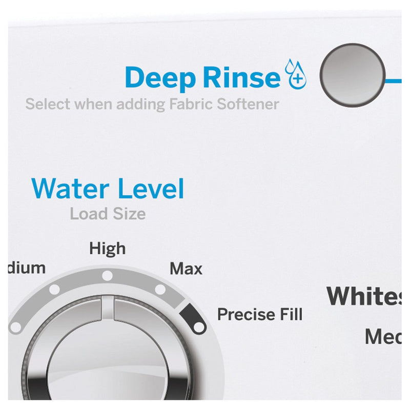 GE® 4.0 cu. ft. Capacity Washer with Stainless Steel Basket and Water Level Control