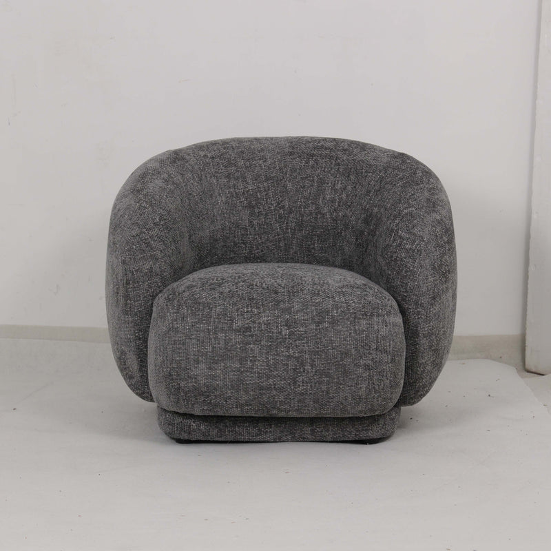 Modern Charcoal Gray Accent Chair