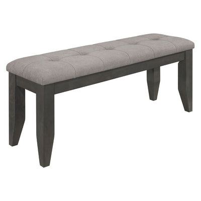 Dalila 6-Piece Rectangular Dining Set Grey And Dark Grey