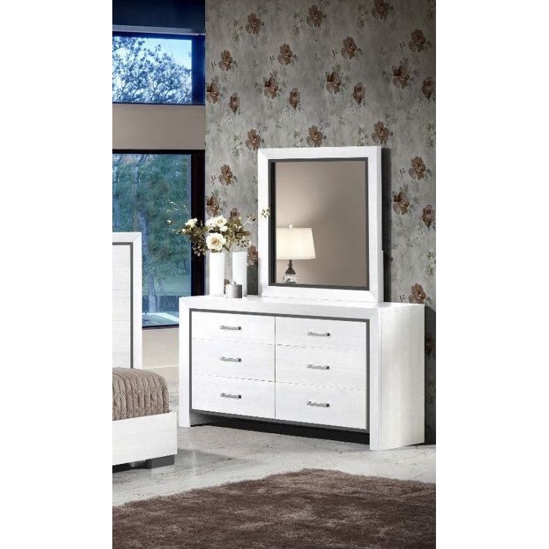 Dresser con Espejo Solo - IBIZA Collection 100% Madera