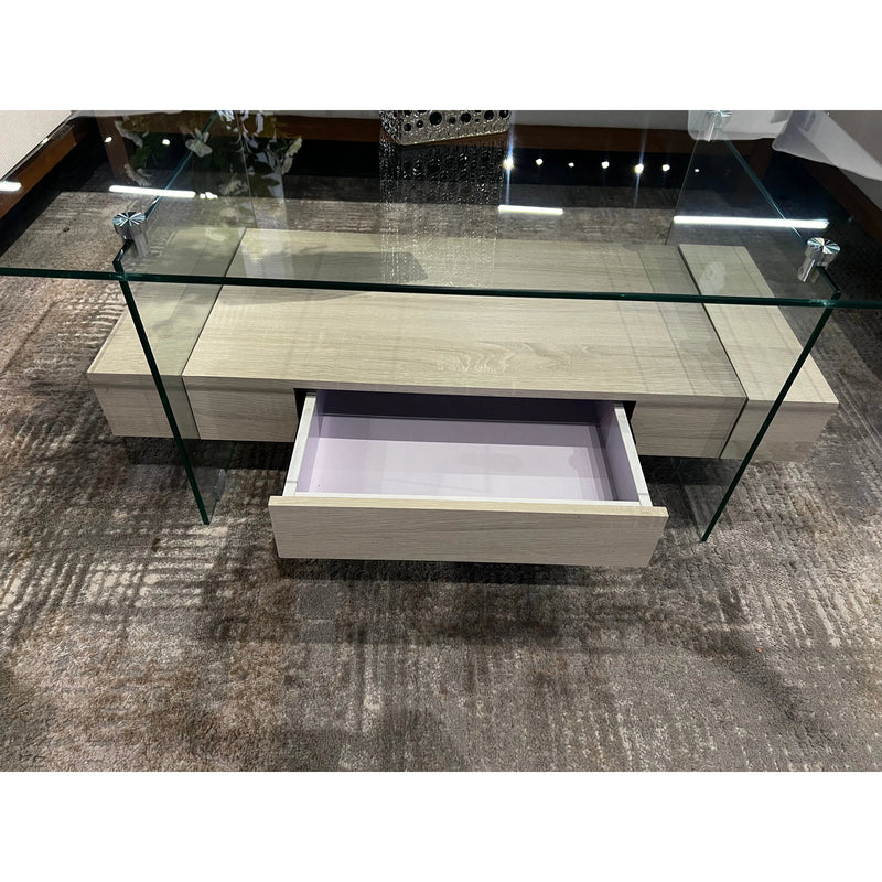White Coffee Table Glass