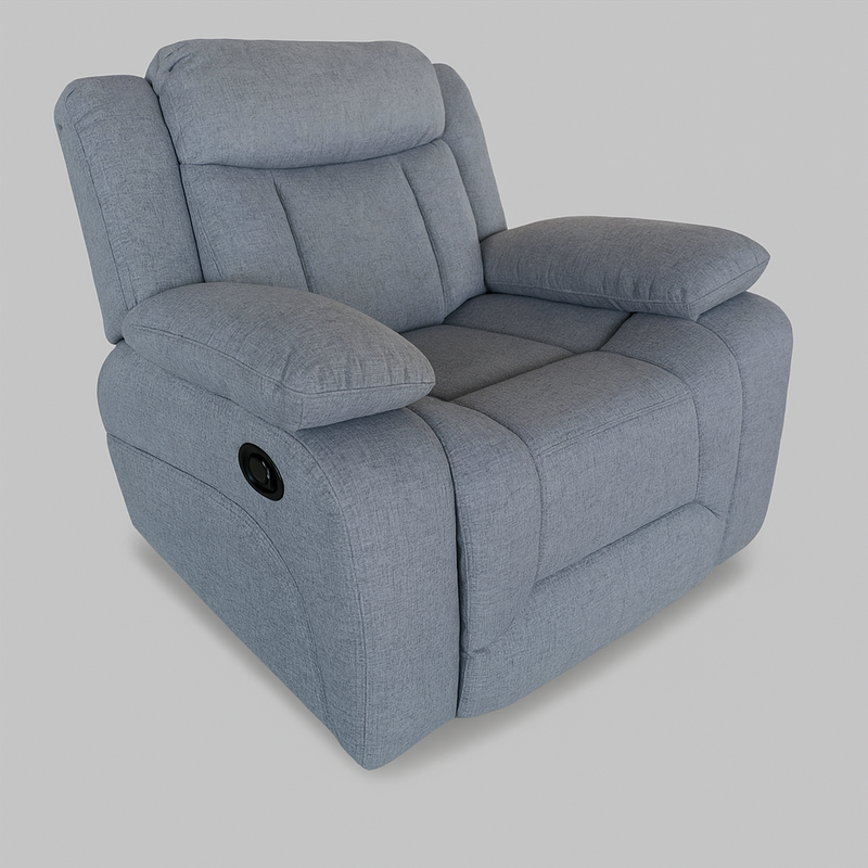 Lindsey Manual Recliner – Plush Comfort in Modern Style