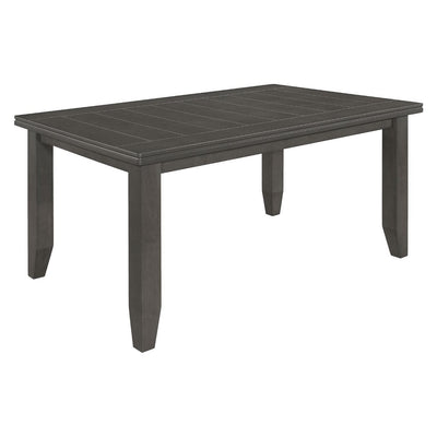 Dalila 6-Piece Rectangular Dining Set Grey And Dark Grey