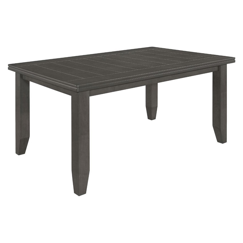 Dalila 6-Piece Rectangular Dining Set Grey And Dark Grey