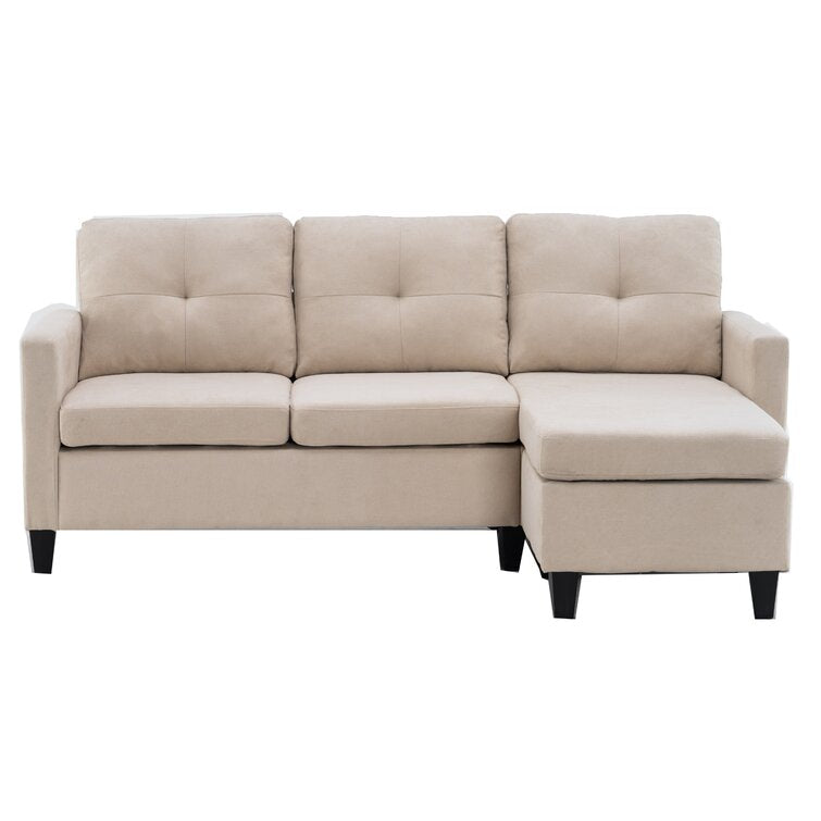 Rosanny Reversible Sofa & Chaise Khaki