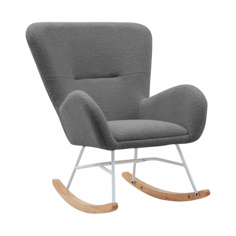 Modern Rocking Accent Chair - Gray