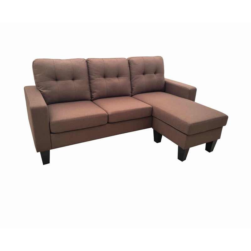 Sofá Chaise - Dark Brown