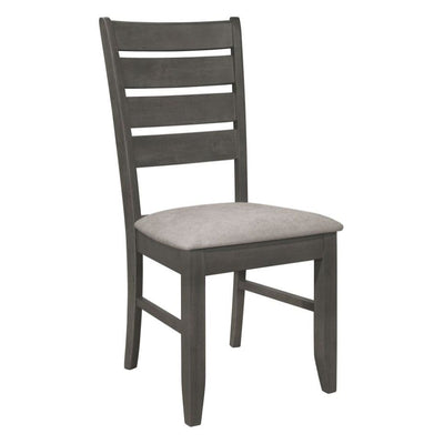 Dalila 6-Piece Rectangular Dining Set Grey And Dark Grey