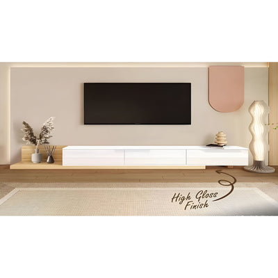 Accent Natural White TV STAND