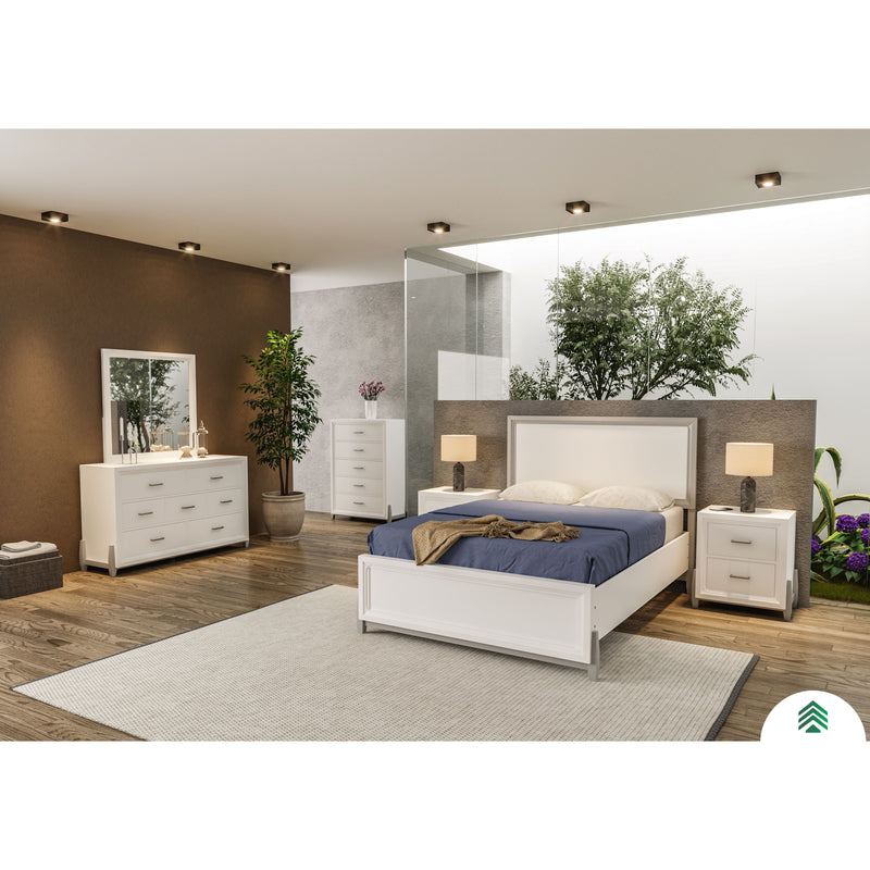 BEDROOM - Taylor White-Gray COLLECTION Full