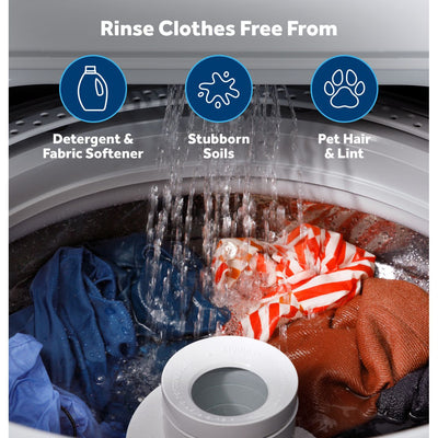 GE® 4.0 cu. ft. Capacity Washer with Stainless Steel Basket and Water Level Control