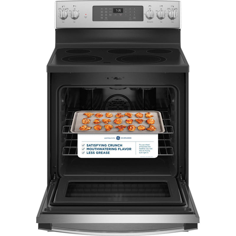 GE® 30" Free-Standing Electric Convection Range with No Preheat Air Fry