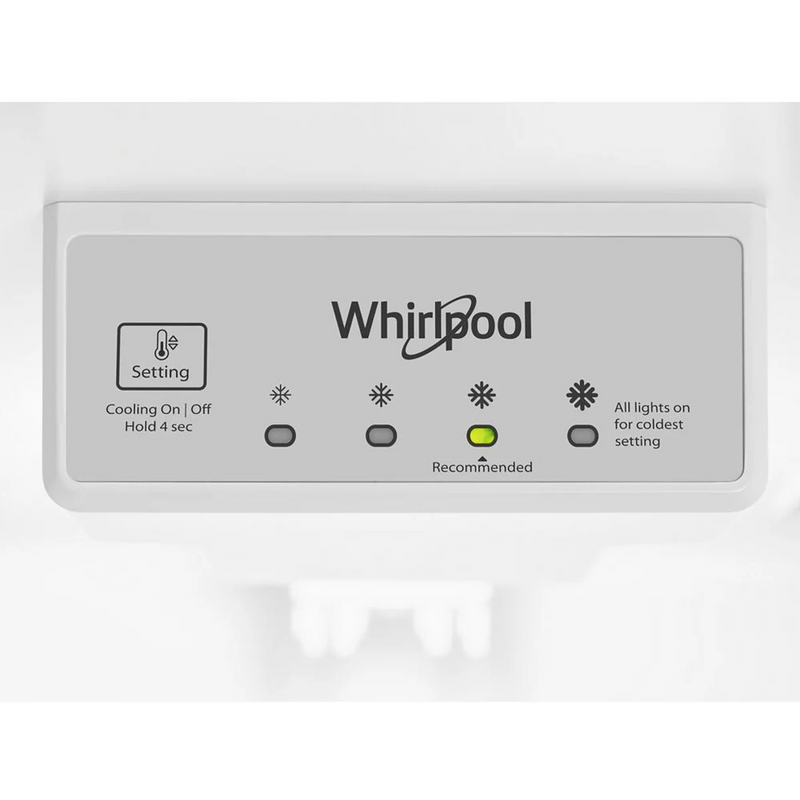 Whirlpool 28” Top Freezer Refrigerator – 18 Cu. Ft. Stainless Steel