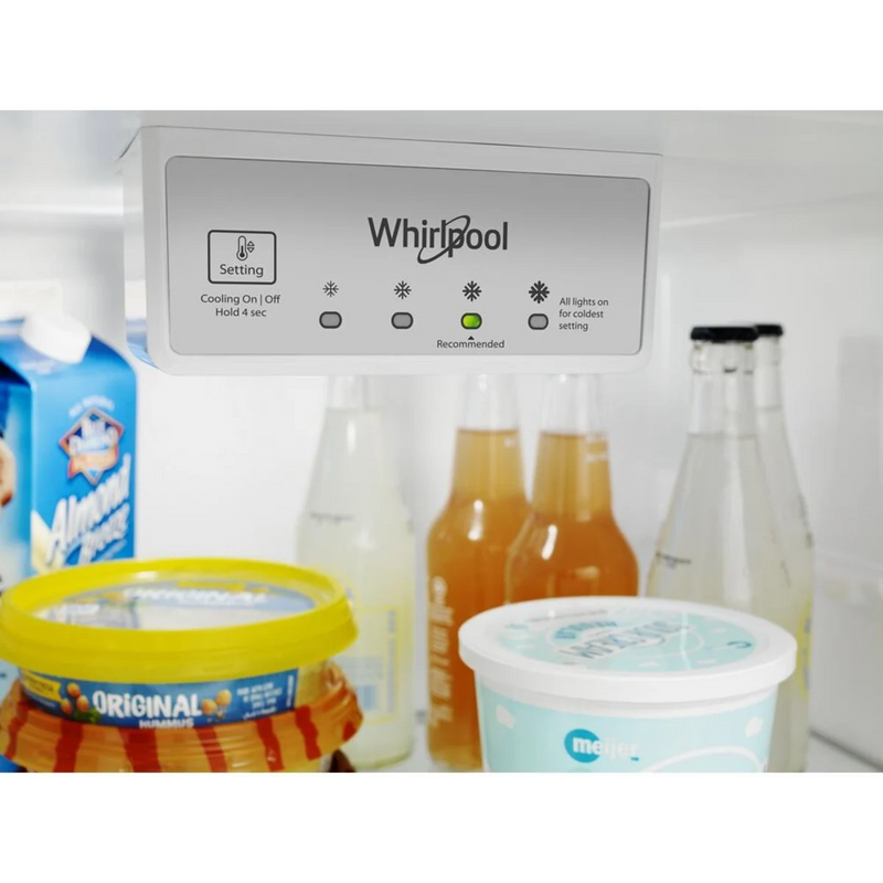 Whirlpool 28” Top Freezer Refrigerator – 18 Cu. Ft. Stainless Steel