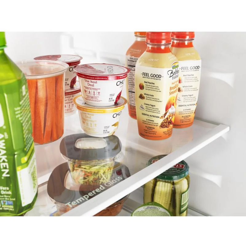 Whirlpool 28” Top Freezer Refrigerator – 18 Cu. Ft. Stainless Steel