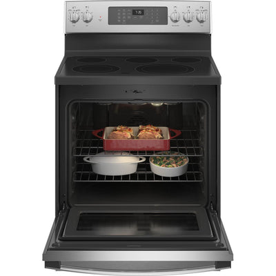GE® 30" Free-Standing Electric Convection Range with No Preheat Air Fry