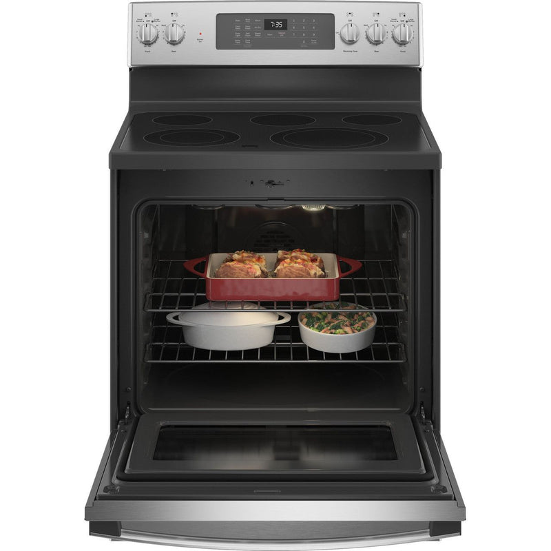 GE® 30" Free-Standing Electric Convection Range with No Preheat Air Fry
