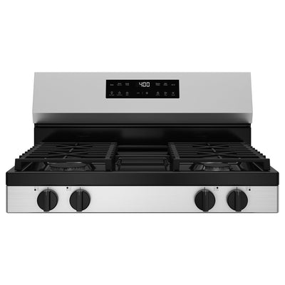 30” Stainless Steel Gas Range with Built-In WiFi, 4 Sealed Burners & 5.3 cu. ft. Oven – Self-Clean & Storage Drawer | GE Appliances