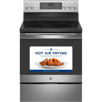 GE® 30" Free-Standing Electric Convection Range with No Preheat Air Fry