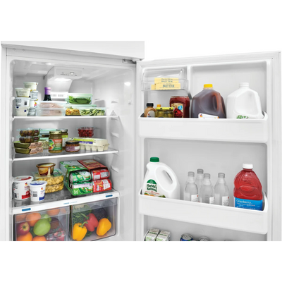 Frigidaire 28-Inch Top Freezer Refrigerator – 17.6 Cu. Ft. Total Capacity (Model FFHT1822UW) White