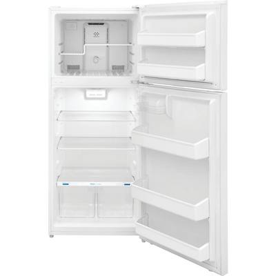 Frigidaire 28-Inch Top Freezer Refrigerator – 17.6 Cu. Ft. Total Capacity (Model FFHT1822UW) White
