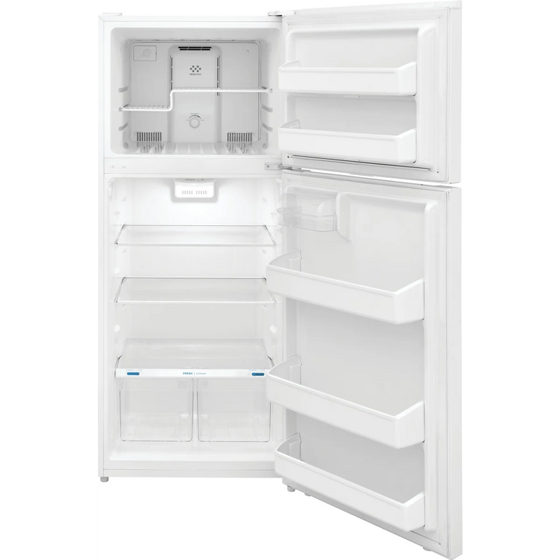 Frigidaire 28-Inch Top Freezer Refrigerator – 17.6 Cu. Ft. Total Capacity (Model FFHT1822UW) White