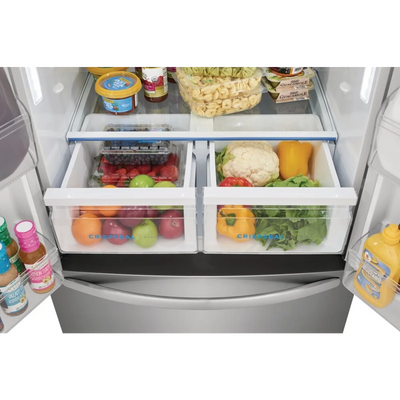 32 Inch Counter-Depth French Door Refrigerator with 17.6 Cu. Ft. Capacity