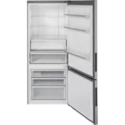 Haier 28 Inch Bottom-Freezer Refrigerator with Quick Cool, Quick Freeze, LED Lighting