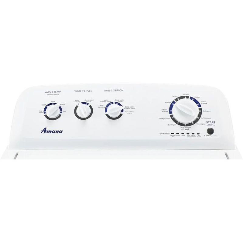 Amana NTW4519JW 28” Top Load Washer – 3.8 Cu. Ft. Capacity