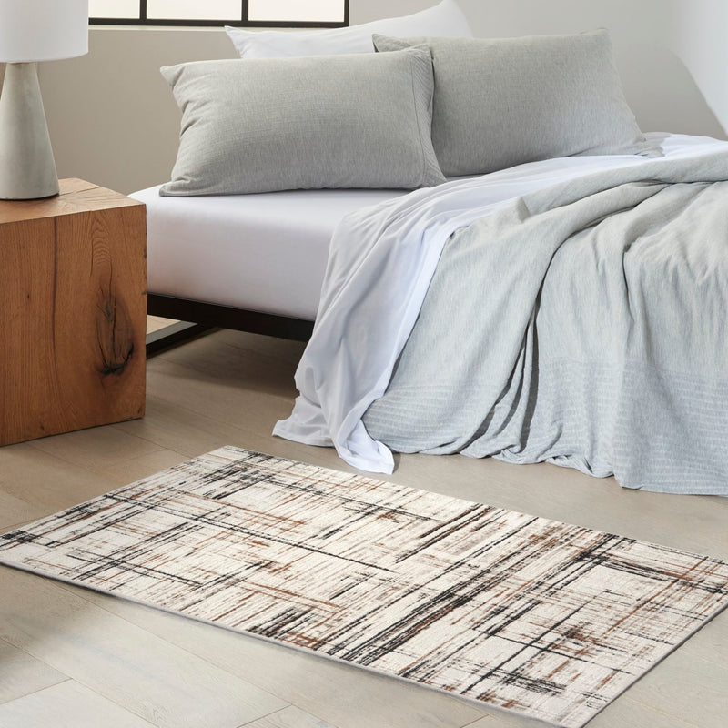 Calvin Klein Captivating Cvt08 Ivory Multicolor Area Rug