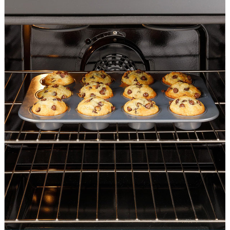 GE® 30" Slide-In Electric Convection Range with No Preheat Air Fry and EasyWash™ Oven Tray