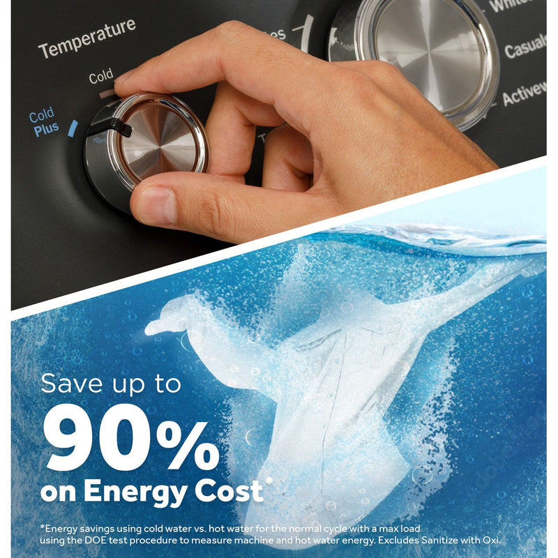 GE® 4.5 cu. ft. Capacity Washer with Stainless Steel Basket, Cold Plus and Wash Boost