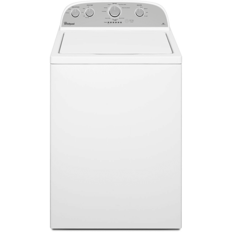 Whirlpool WTW4957PW 28” Top Load Washer – 3.9 Cu. Ft. with 2-in-1 Removable Agitator