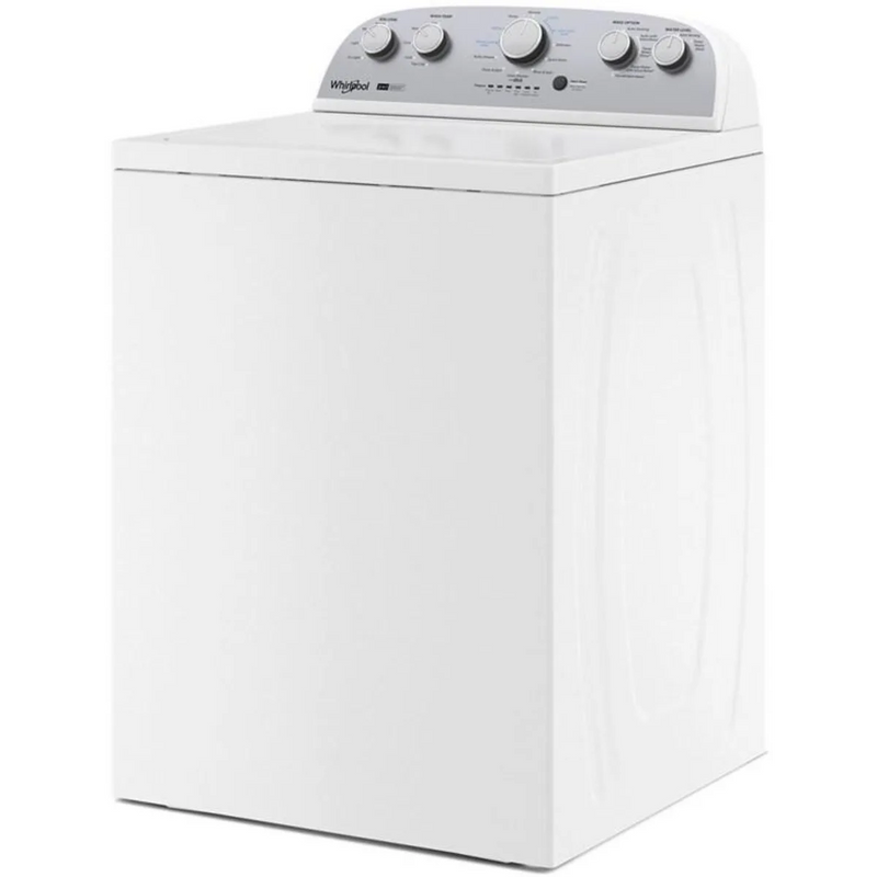 Whirlpool WTW4957PW 28” Top Load Washer – 3.9 Cu. Ft. with 2-in-1 Removable Agitator