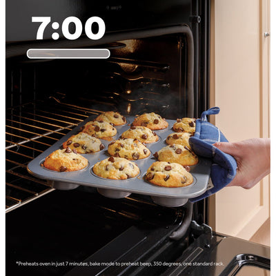 GE® 30" Free-Standing Electric Range with Crisp Mode