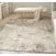 Calvin Klein Enchanting ECH05 Cream Grey Synthetic Fibers Modern Area Rug - 5 Ft x 7 Ft
